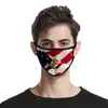 Dzień Niepodległości 3D Pyłoszczelny Moda Drukowane Ice Jedwabne tkaniny Zmywalne Face Mas Universal dla mężczyzn i kobiet American Flag Maska Darmowa Wysyłka