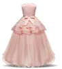 New children's clothing European and American style tutu skirt girls flower dress big boy sleeveless princess dress