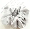 Scrunchies de cabelo feminino Faux Silk Solid Heads Bands Girls Trecy Belas Cordas de Ponytail Acessórios para cabelos macios 12 cores2145694