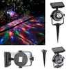 Solar Laser Lights Magic Disco Ball Christmas LED Projecteur Coloful Rotate Stage Light pour Noël Holloween Party4914027