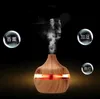 Электрический увлажнитель аромат эфирным маслом диффузор ультразвуковой древесины воздуха увлажнитель воздуха USB Mini Mist Maker светодиодный свет для домашнего офиса