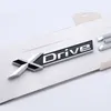 3D 크롬 BMW 엑스 드라이브 차 스티커 X는 BMW 엑스 드라이브 20D 25D 28D 30D 35D 40D 45D 48D 55D에 대한 Sdrive 엠블럼 배지 편지 스티커를 운전
