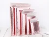 50pcs 15 13 4cm Rose Gold Bubble Envelop Rose Gold Foil Bubble Mailer for Gift Packaging Wedding Favor Bag246S