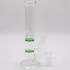 29 cm Tall Glass Bongs 2 Lagen Honingraat Percolator Twee functie Roken Waterleidingen met Kom Joint 18.8mm In stock Bongs Goedkoop