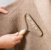 Portable anti-peluches vêtements Fuzz tissu rasoir brosse outil sans puissance peluches enlever rouleau pour pull tissé manteau LX1126