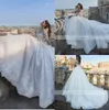 Vintage 2019 White Wedding Dresses Long Sleeves Corset Back Lace Bridal Gowns Appliqued Princess Boho Beach Wedding Dress Cheap