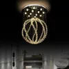 Luxe Crystal Kroonluchter Mooie bolvormige ontwerplamp Moderne indoor hangende verlichting voor woonkamer eetkamer trap