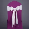 Elegant chair cover sashes 17 colors spandex chair cover bands chair for home party meeting decoration accessories seat covers