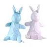5 Składane Mini Totes Parasol W Cute Rabbit Lalki Torba Ultra Light 3D Bunny Case Anti-UV Sun Rain Parasol White Polka Dots Pink Blue