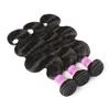 Couleurs naturelles Body Wave Cheveux brésiliens vierges trames de cheveux humains non transformés 8 -30 pouces Cheveux tisse des extensions DHL Free