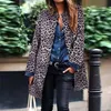 Осенний леопардовый принт кардиганы Coats Женские рукавочные куртки 2019 Zanzea Sexy Thin Casual Outwear Plus Size Woman Tops T200114