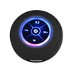 LED à prova d 'água Bluetooth Speaker Sucção Wireless Bathroom Carro Speaker Speaker Support Hands-Free Data