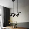 Ouro abajur Pendant luzes LED projector de suspensão Lâmpada Nordic design moderno para sala de jantar suspensão de metal luminária E27