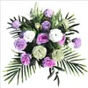 Bruiloft rekwisieten decoratieve bloemen zijde gesimuleerde hortensia stage decoratie bloem van T-platform wegengids