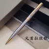 STOHOLEE Free Shipping Executive BallpointPen Office School Suppliers Metal Gold Silver Stationery Refill 0.7mm Pens of Writing