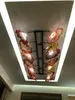 100% met de hand geblazen Murano Glass Hangende platen Wandlampen Felgekleurde bloem W Alle kunst Modern Licht voor Woonkamer Indoor Home H Otel Villa
