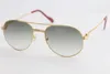 Verkauf von modischen Metall-Sonnenbrillen, klassischen Piloten-Metallrahmen, einfachen Freizeit-Schnitt, Top-Qualität, Design-Sonnenbrillen für Männer und Frauen