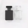 50ml Clear Czarne przenośne szklane butelek rozpylacza Puste kontenery kosmetyczne z atomizer dla podróżnych JXW467
