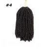 Synthetisch gehaakte vlechten haar single ombre kleur lente twist synthetische haarextensies 110g 60strands best verkopende