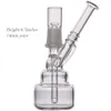 4.7" beaker hookahs hookahs base water pipes glass bongs thickness glass for wax tabacoo dry herb smoking mini small Bubbler