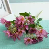 5 teile/los Künstliche blumenstrauß 18 köpfe von lilien seide flores für wohnkultur hochzeit display lilie gefälschte strauß dekor blume zweig