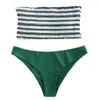 Donne Swimwear Swimwear Bikini Suit Bikini Elastico Push-up imbottito Bagnata Beachwear Suit Signore Ragazze Summer Beach Bikini Set