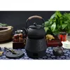 900ml 껍질 일본식 스타일의 오래된 철 주전자 테스 부빈 탁부는 스트레이너 꽃 차 세트 Puer Kettle Coffee Tea Pots4143896과 함께 제공됩니다.