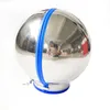 Novo design de aço inoxidável capacete luvas luvas de restrição kits esférico bondage set pulso adulto jogo para par g7-83