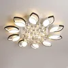 New style living room ceiling lights black and white chandelier llight crystal lamp dining room study lamp aluminum pendant lamp