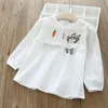Bebek Kız Bluz İlkbahar Sonbahar Çocuk Gömlek Toddler Uzun Seelve Bluzlar Çocuk Giyim Kız Bebek Tops1