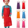 Önlükler Çocuk Önlüğü Çocuk Kol Şapka Cep Anaokulu Mutfak Pişirme Boyama Pişirme İçecek Enfant Kitchen1