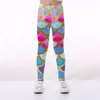 Mermaid Kids 3d Leggingi Dzieci spodnie dla niemowląt Drukuj Ookie Dessert Party Girl