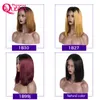 13x6 короткие человеческие волосы боб парики для женщин ombre 1b / 27 мёд блондинки бразильские кружевные фронтальные парики волос сочетаются с детскими волосами 130% плотность