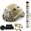 Tactical Airsoft PJ 빠른 헬멧 야외 장비 Paintabll Shooting Head Protection Gear ABS 간단한 버전 NO01-010