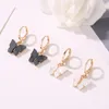 6 kleuren Koreaanse Vlinder Dangle Earring voor Dames Mode Kleur Acryl Oorbellen Weelderige Boho sieraden Mujer Geschenken JJ1518618486