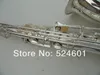 SUZUKI Bb Tenor Saxophone Surface Silvering Plated Brass Sax B Flat Musical Instrument with Case Mouthpiece Free Shipping