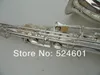 Suzuki bb tenor saxofoon oppervlak verzilvering vergulde messing sax b platte muzikale instrument met case mondstuk gratis verzending