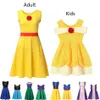 princess dress mother daughter clothes