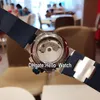New Marine Mega Yacht 6319-305 Tourbillon Automatic Mens Watch Blue Dial Steel Case Blue Rubber Strap Gents Watches Hello_Watch 6 Color