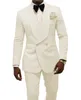 Mäns Party Wear Mint Green Wedding Tuxedos Prom Outfit 2021 Två Piece Groom Tuxedos Trim Fit Men Party Suit Custom Made Groomsmen Passar