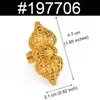 Anniyo Resizable BIG Ring for Women African Jewelry Ethiopian Gold Color Wedding Bigger Ring Openable Exaggerated Rings #197506