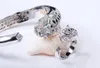 Donia bijoux luxe bracelet fête mode européenne et américaine léopard animal cuivre micro-incrusté zircon bague ensemble cadeau de créateur