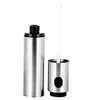 Silver Stainless Steel Oil Sprayer Olive Pump Spraying Oil Bottle Sprayer Can Jar Pot Tool Can Pot Oil Sprayer