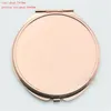 New sublimation blank rose golden makeup mirrors sublimation cosmetic mirror transfer printing consumables2434349