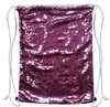 50pcs 45x35cm Sublimation Sequins Blank Backpack Drawstring Bags Outdoor Sports Glitter hot transfer printing DIY Consumables