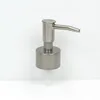 Wholesale Lotion Liquid Clip Lock Soap Plastic Lid Mason Jar (Jar is not include) Matt Silver Pump Dispenser