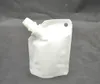Nieuwe 50 ml witte plastic dyypack vloeistof stand-up opslag pouch packing tas met zijuitloop