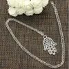 HAMSA Palm Рука ожерелья Дизайн Ожерелье для женщин Choker Collier Wicca языческие готические украшения