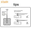 Pièces de mécanisme de mouvement d'horloge de qualité Outil de bricolage avec mains dorées Silence silencieux #1