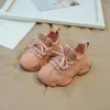 2020 nova primavera / outono crianças sapatos unisex toddler meninos meninas sneakers malha respirável moda casual crianças sapatos tamanho 21-30